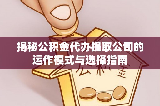 独山揭秘公积金代办提取公司的运作模式与选择指南