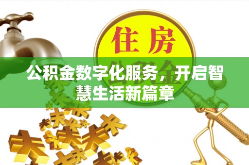 独山公积金数字化服务，开启智慧生活新篇章