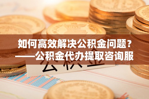 独山如何高效解决公积金问题？——公积金代办提取咨询服务指南