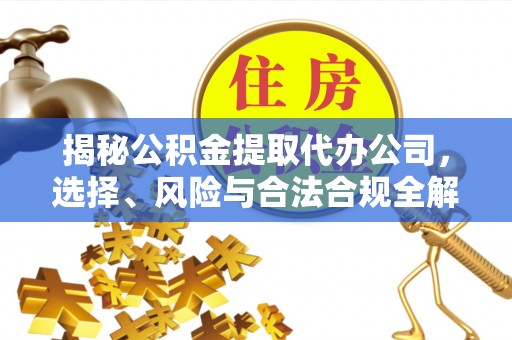 独山揭秘公积金提取代办公司，选择、风险与合法合规全解析