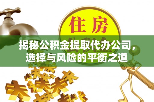 独山揭秘公积金提取代办公司，选择与风险的平衡之道