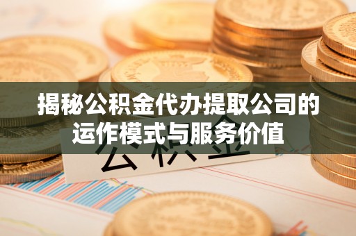 独山揭秘公积金代办提取公司的运作模式与服务价值