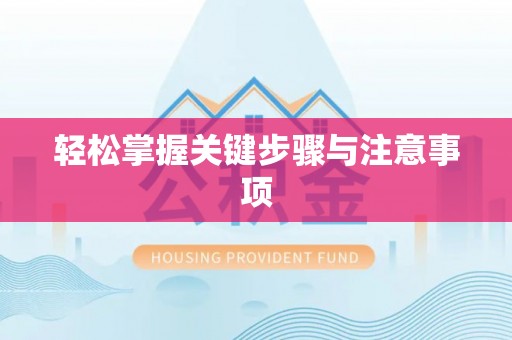 独山轻松掌握关键步骤与注意事项