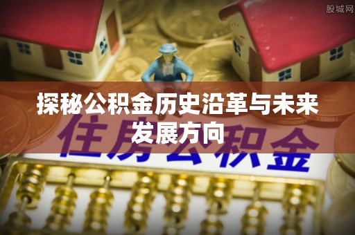独山探秘公积金历史沿革与未来发展方向