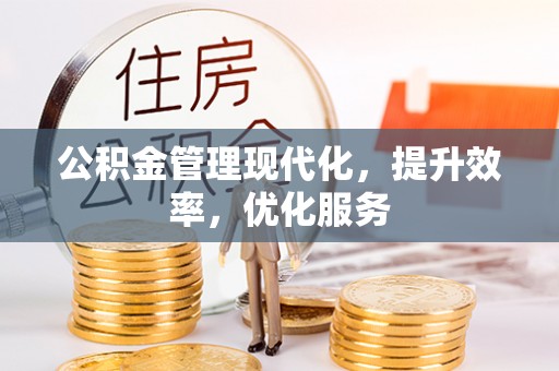 独山公积金管理现代化，提升效率，优化服务