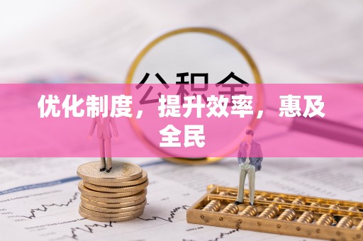 独山优化制度，提升效率，惠及全民
